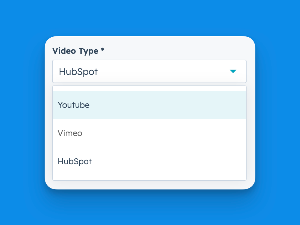 Supports Background Videos from YouTube, Vimeo, and HubSpot