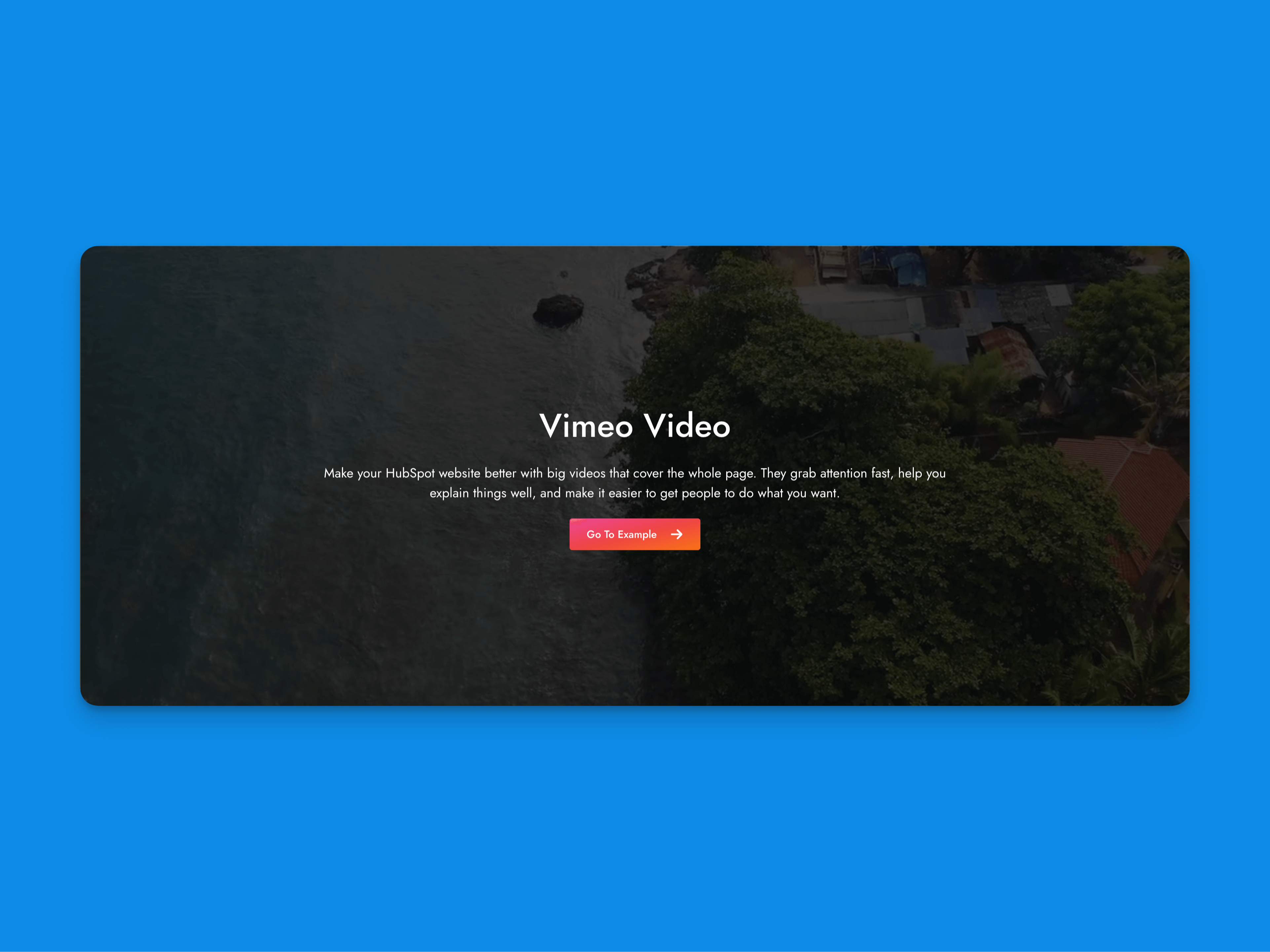 Built-in Parallax Effect for Video and Image Backgrounds