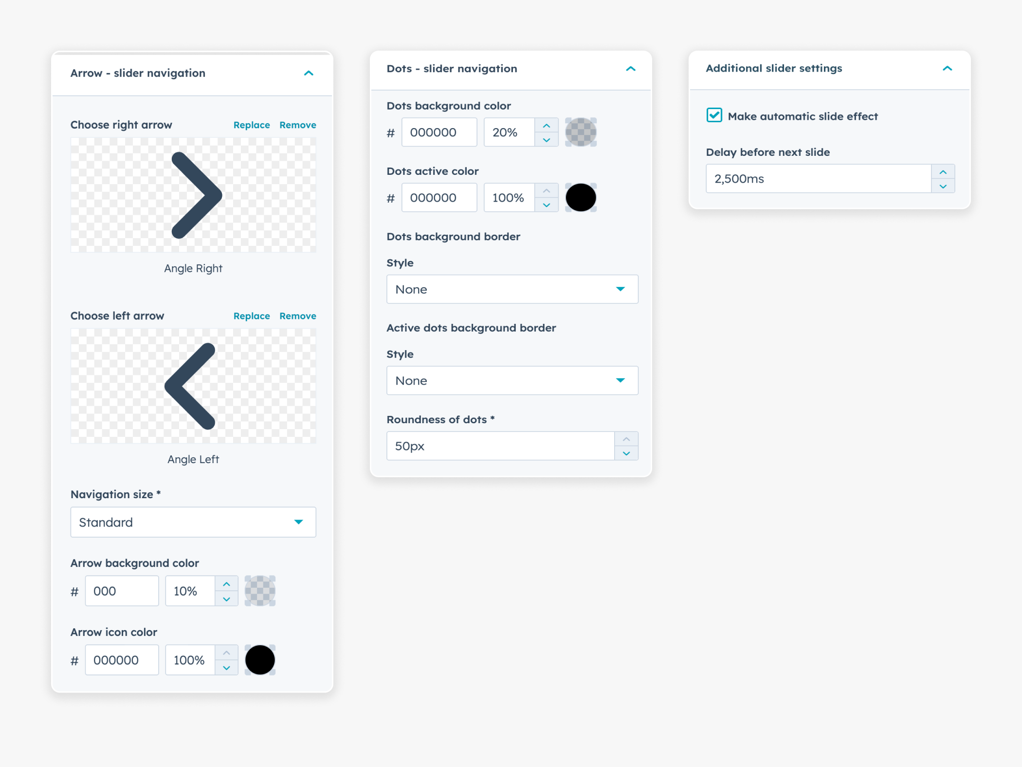 Control Sliders Easily with Dots or Arrows