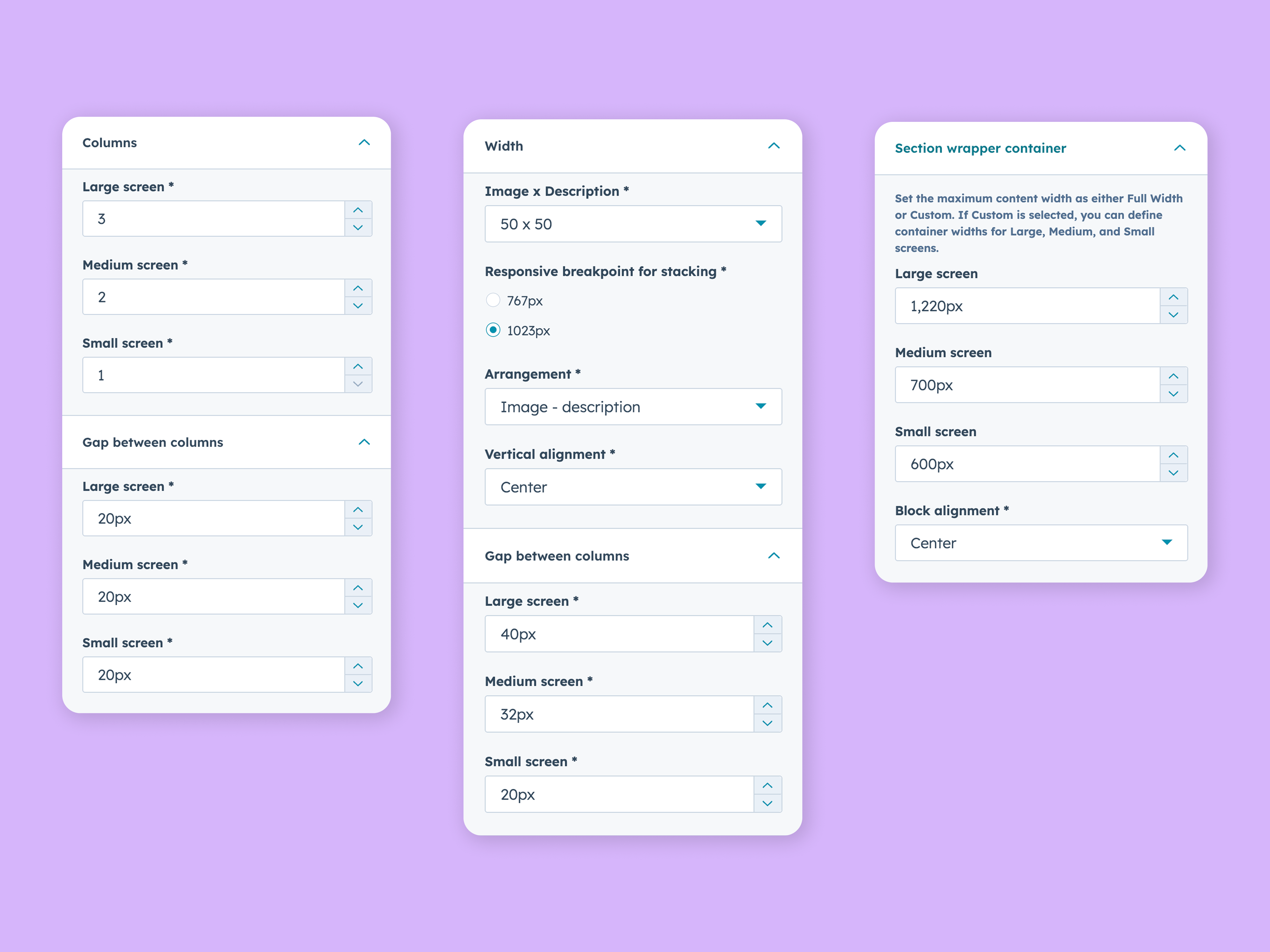 Flexible Grid & Layout Control