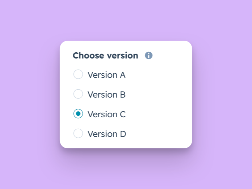 4 different styles of blog cards